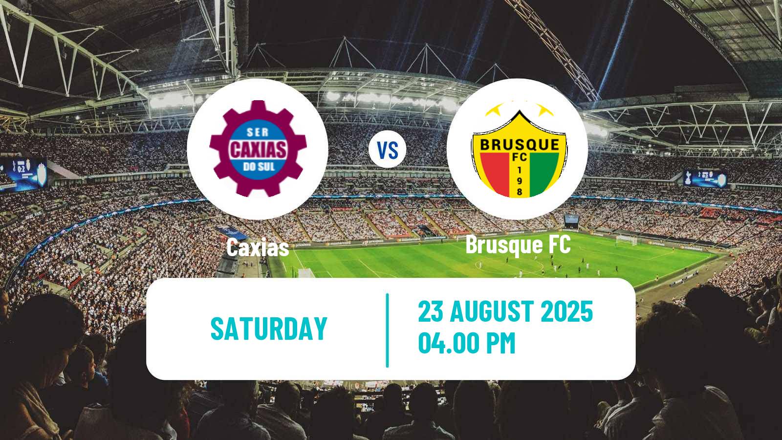 Soccer Brazilian Serie C Caxias - Brusque