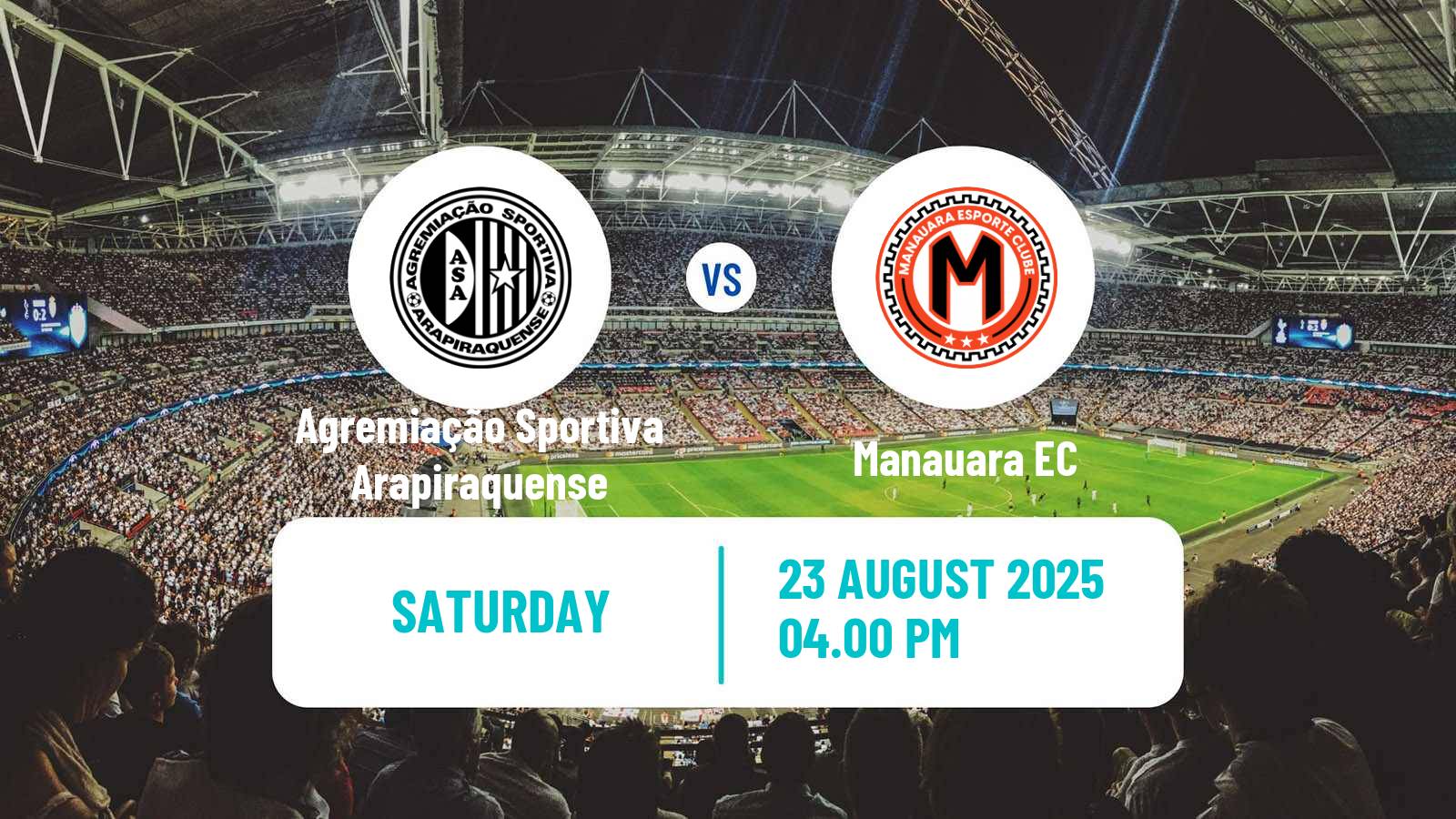 Soccer Brazilian Serie D Agremiação Sportiva Arapiraquense - Manauara