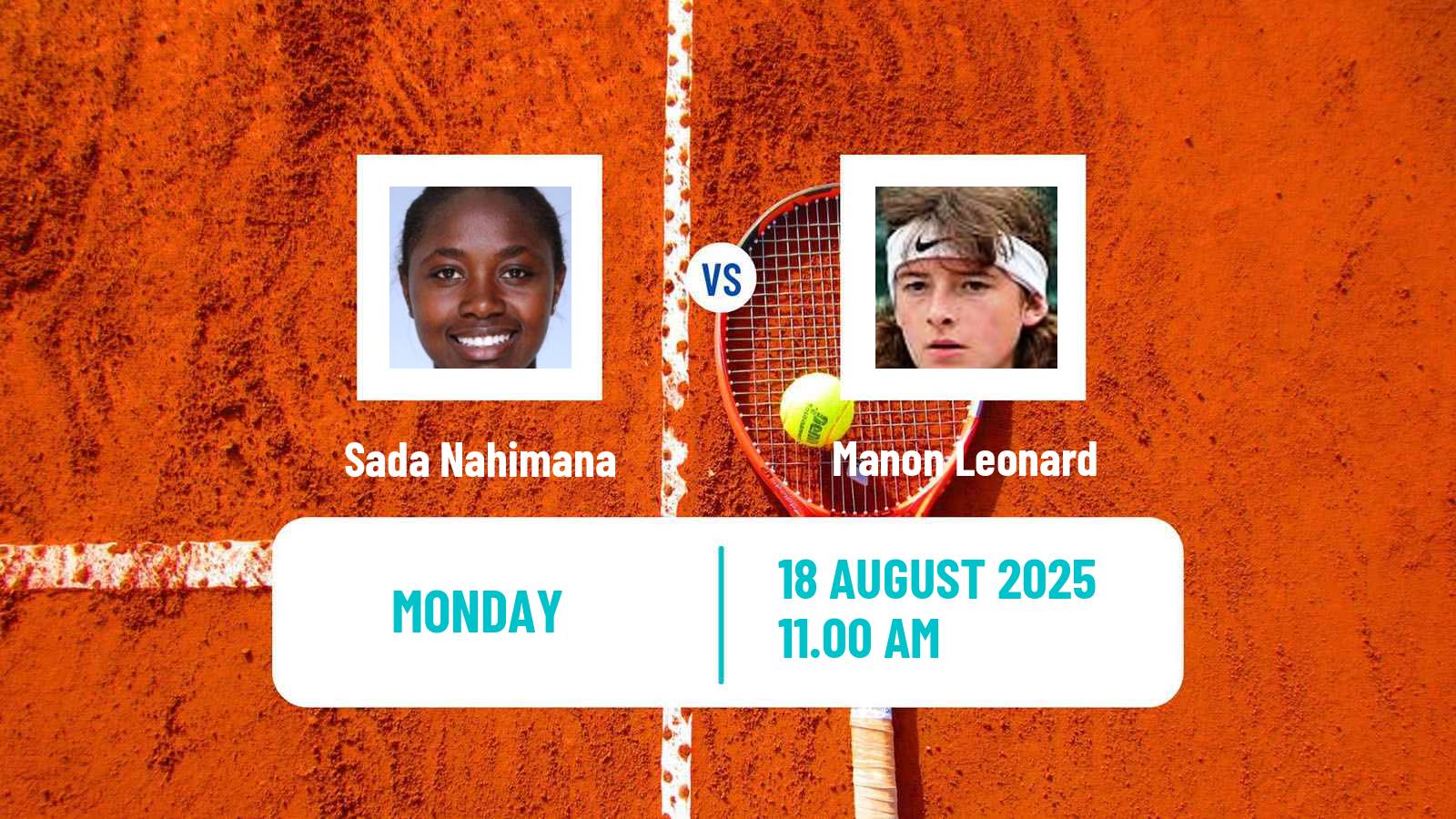 Tennis WTA US Open Sada Nahimana - Manon Leonard