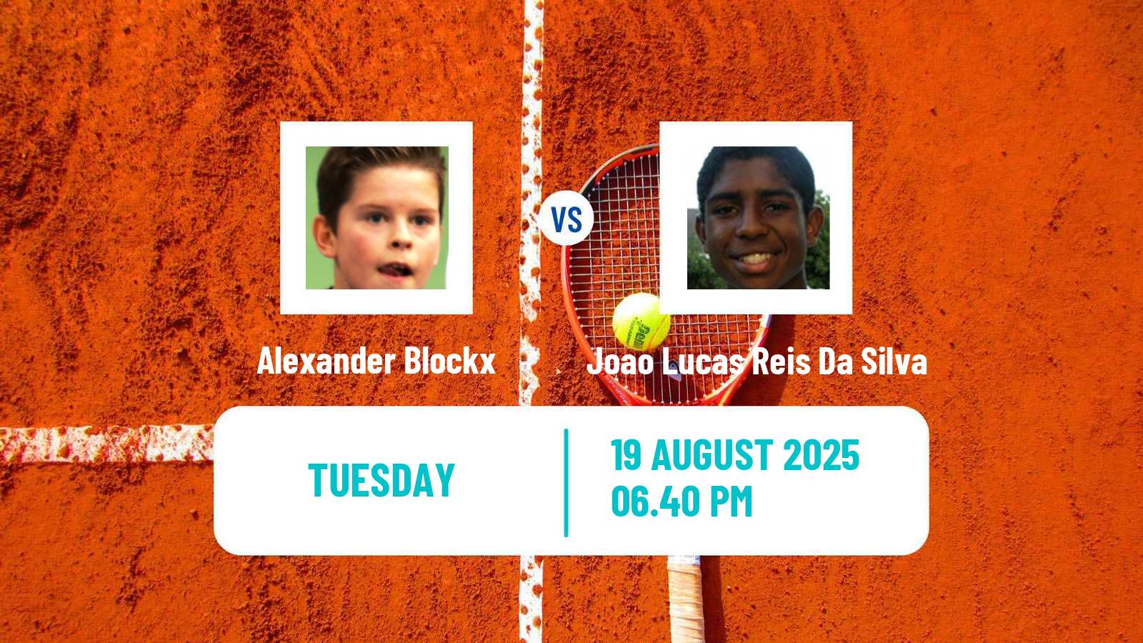 Tennis ATP US Open Alexander Blockx - Joao Lucas Reis Da Silva