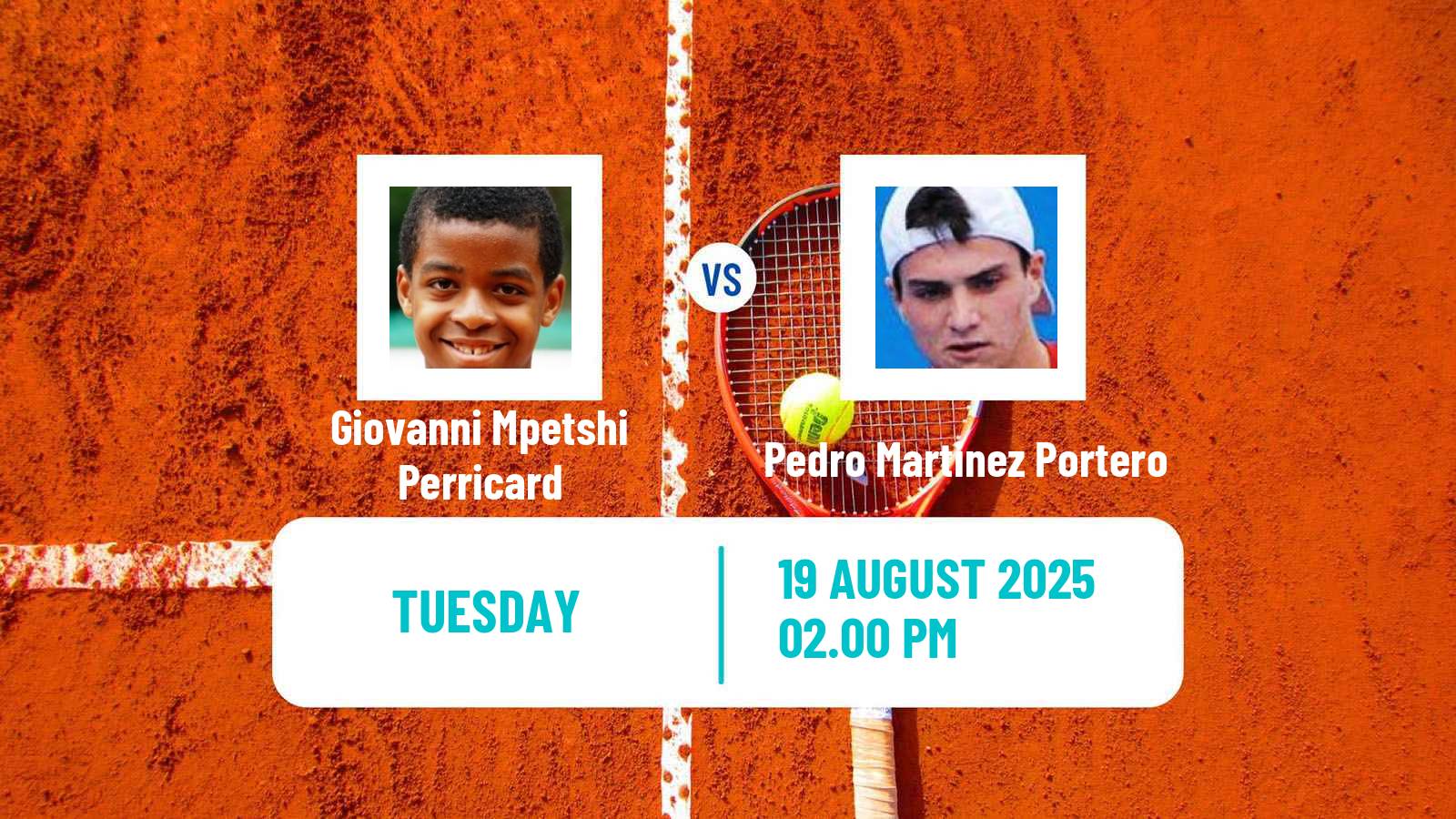 Tennis ATP Winston-Salem Giovanni Mpetshi Perricard - Pedro Martinez Portero