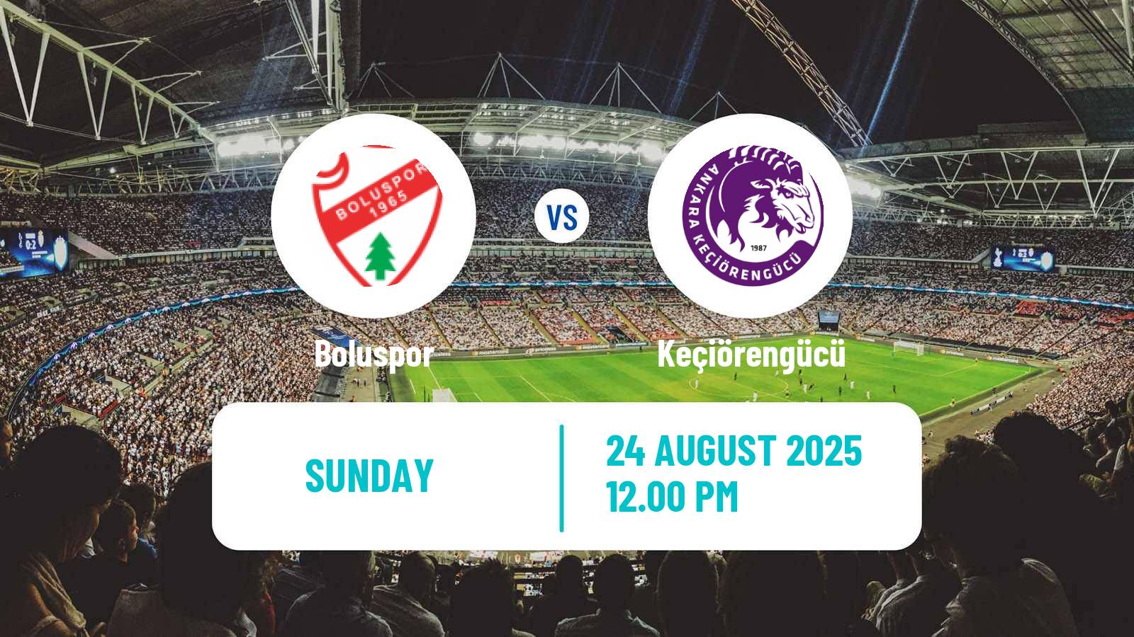 Soccer Turkish First League Boluspor - Keçiörengücü