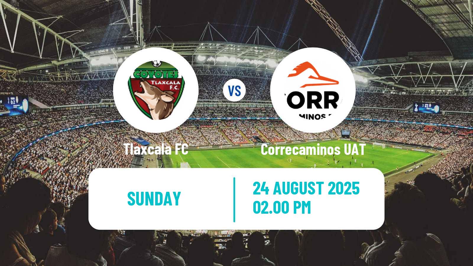 Soccer Mexican Liga de Expansion MX Tlaxcala - Correcaminos UAT