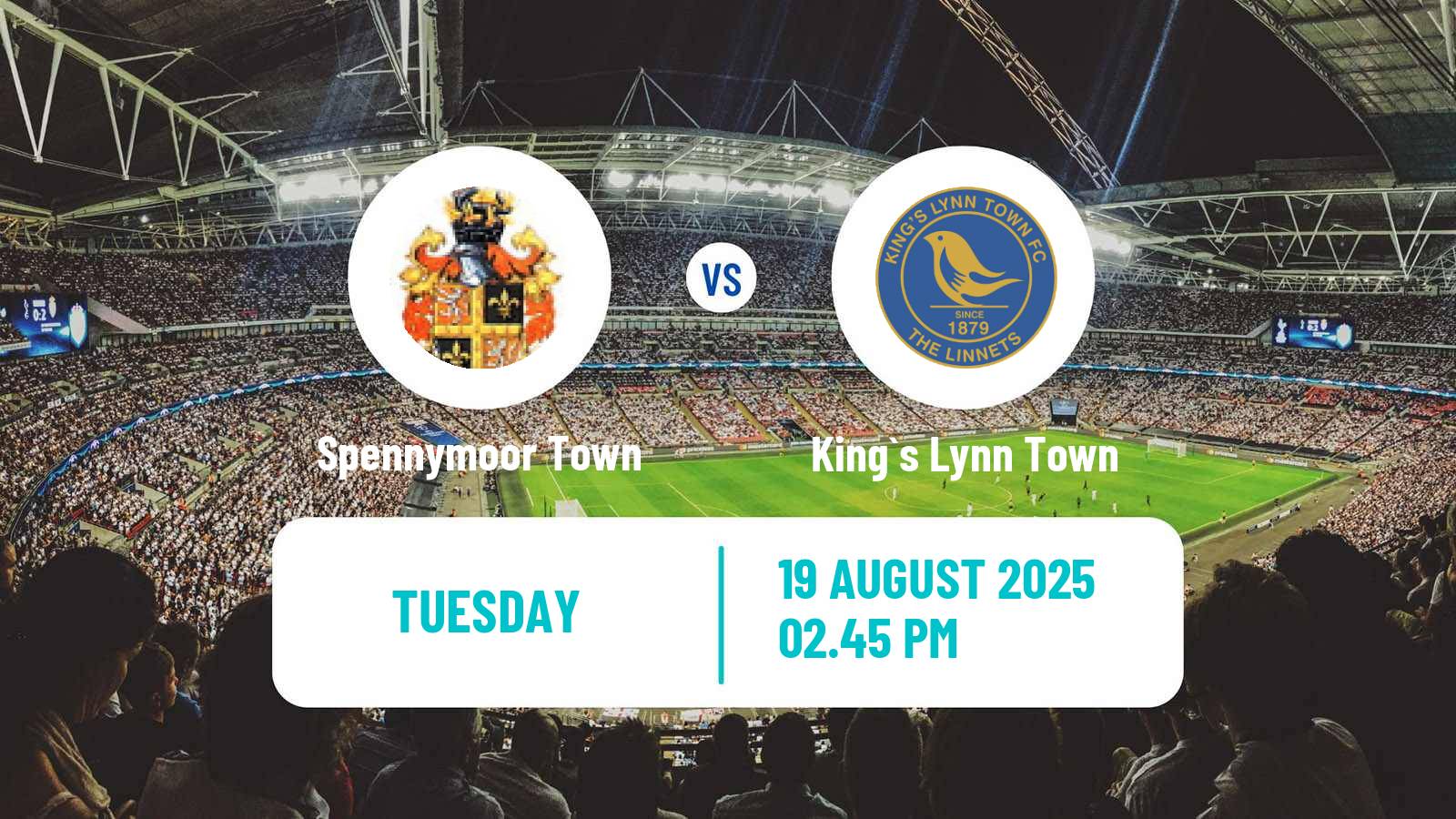 Soccer English National League North Spennymoor Town - King`s Lynn Town