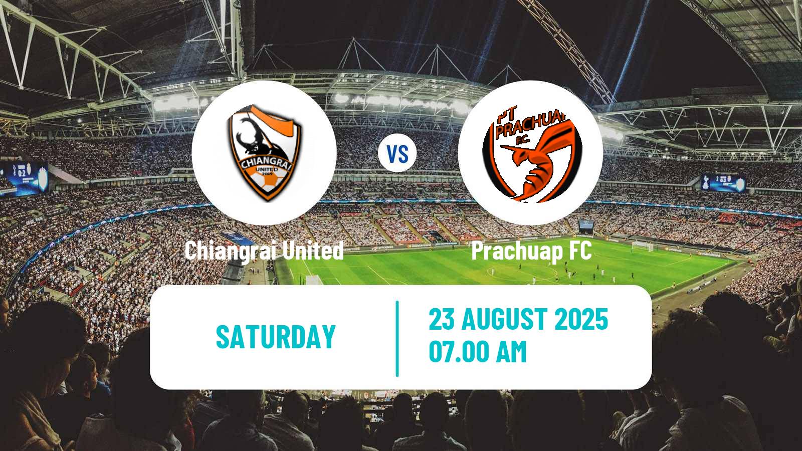 Soccer Thai League 1 Chiangrai United - Prachuap