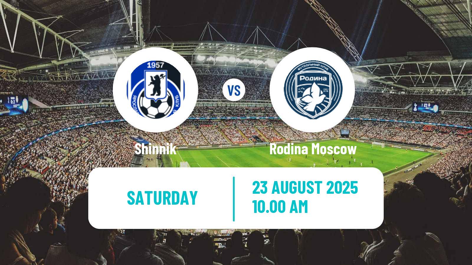 Soccer Russian FNL Shinnik - Rodina Moscow