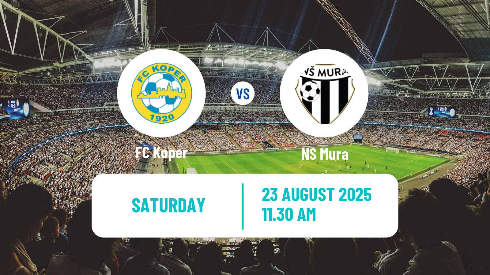 Soccer Slovenian PrvaLiga Koper - Mura