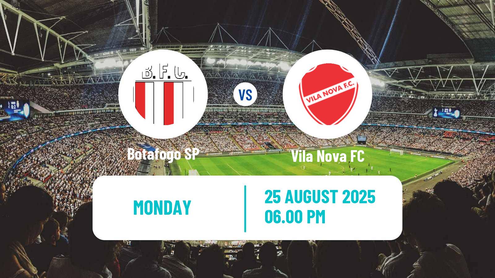 Soccer Brazilian Serie B Botafogo SP - Vila Nova