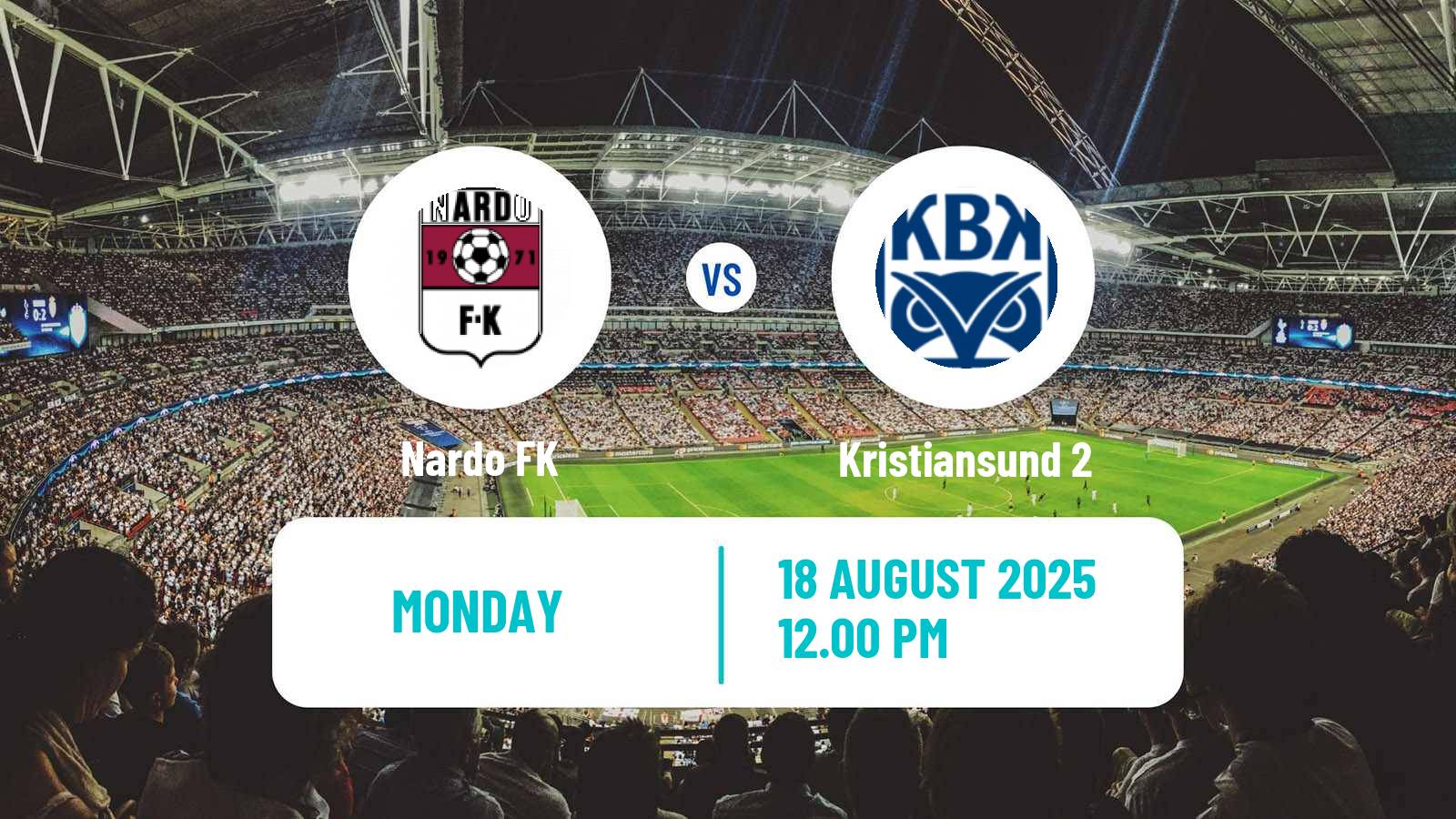 Soccer Norwegian Division 3 - Group 2 Nardo - Kristiansund 2