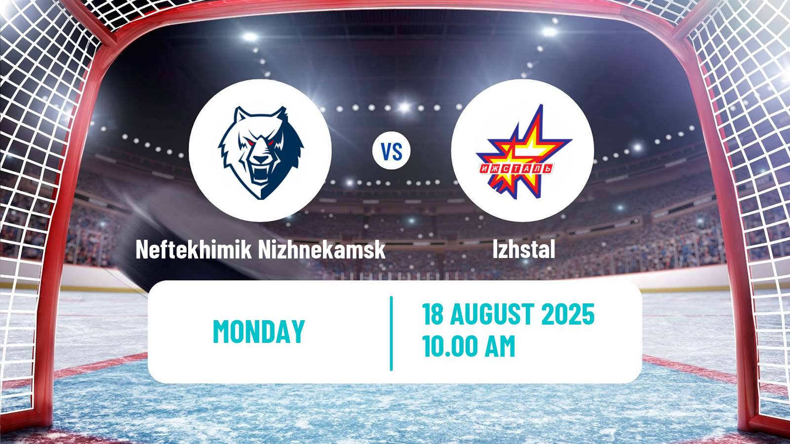 Hockey Club Friendly Ice Hockey Neftekhimik Nizhnekamsk - Izhstal