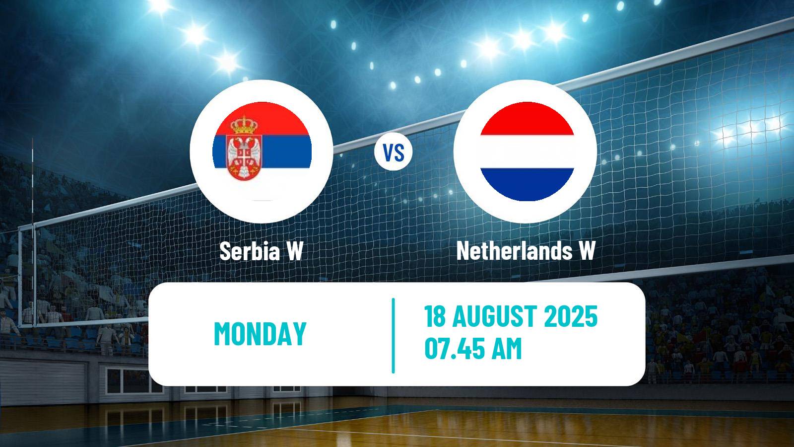 Volleyball Friendly International Volleyball Women Serbia W - Netherlands W