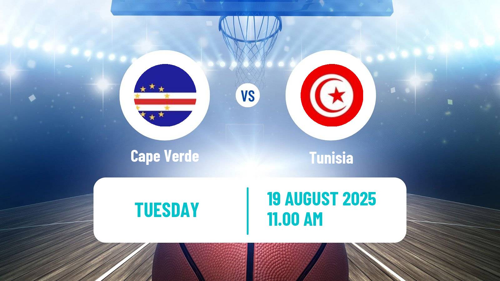 Basketball African Championship Basketball Cape Verde - Tunisia