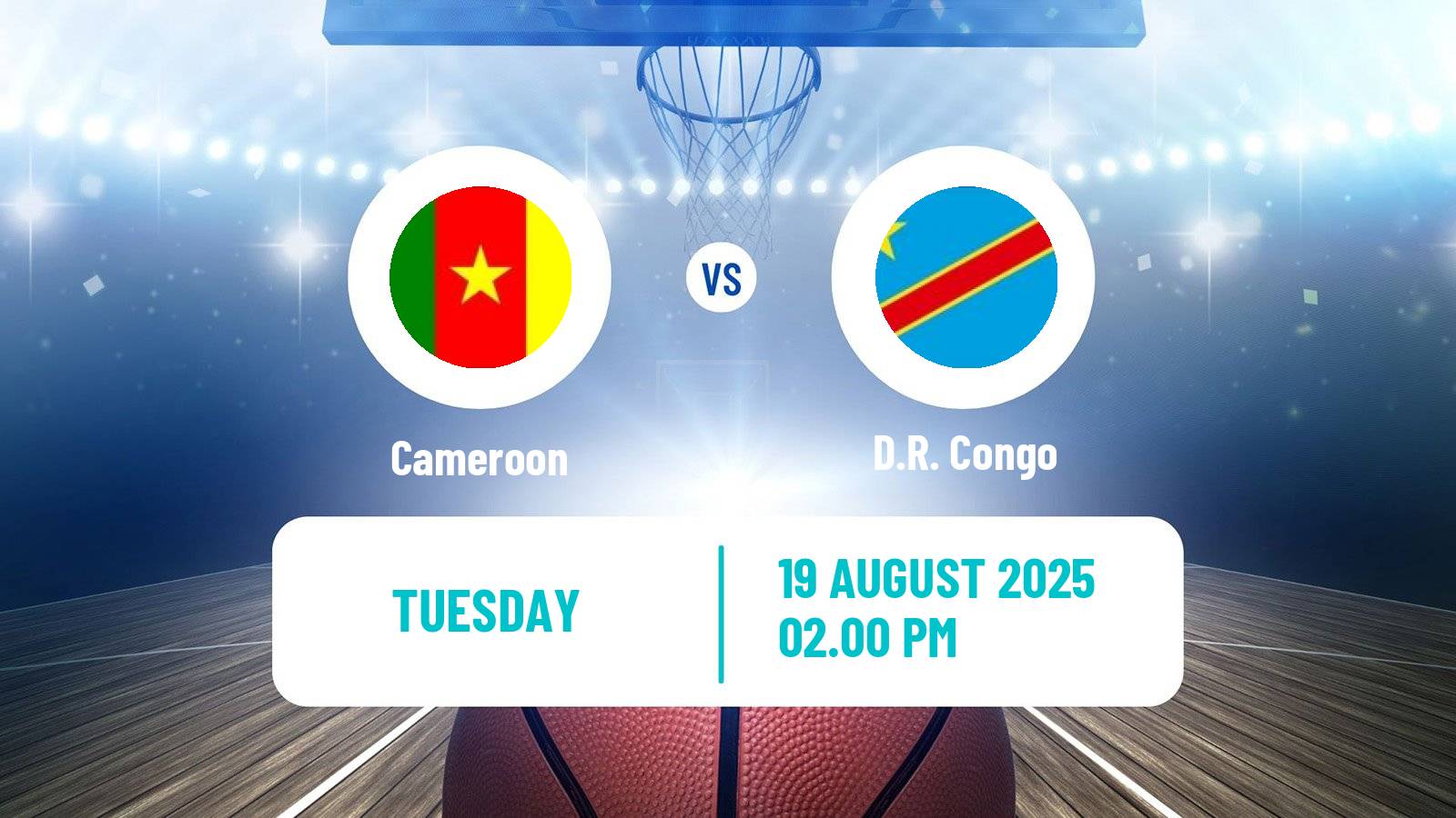 Basketball African Championship Basketball Cameroon - D.R. Congo