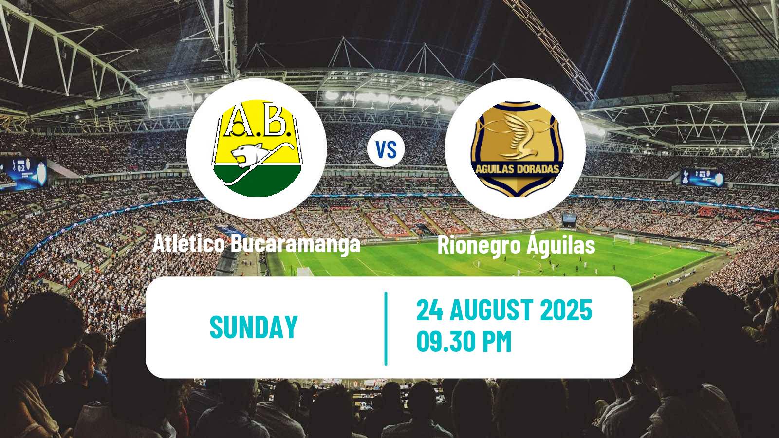 Soccer Colombian Primera A Atlético Bucaramanga - Rionegro Águilas