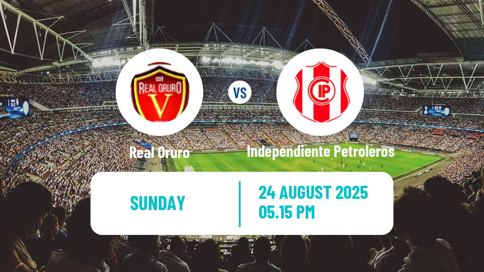 Soccer Bolivian Division Profesional Real Oruro - Independiente Petroleros