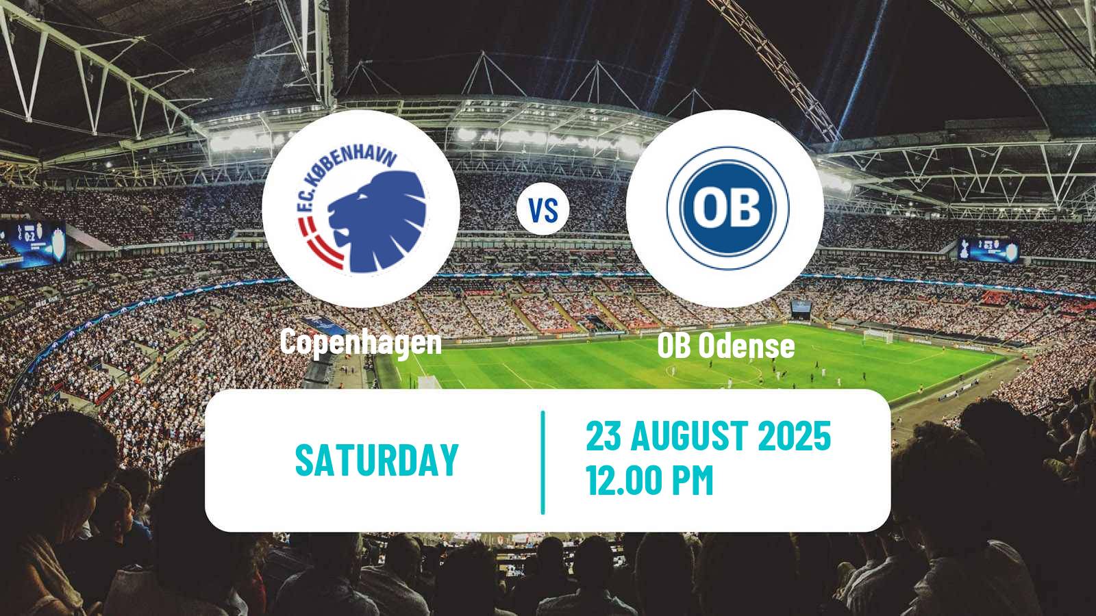 Soccer Danish Superliga Copenhagen - OB Odense