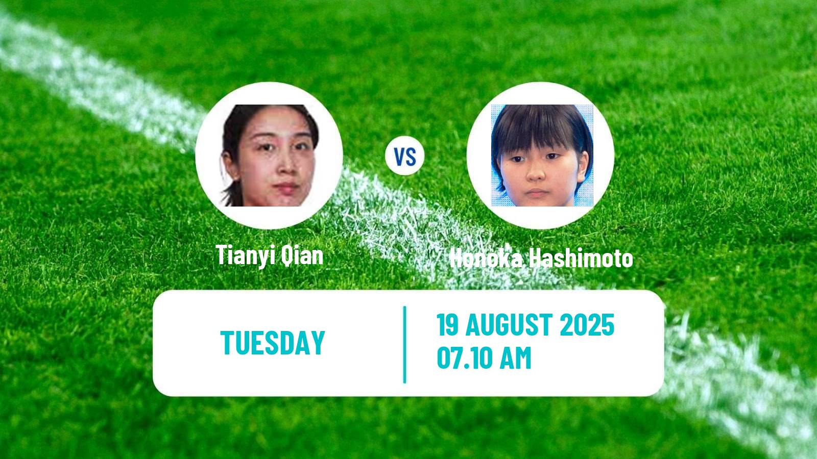 Table tennis Europe Smash Sweden Women Tianyi Qian - Honoka Hashimoto