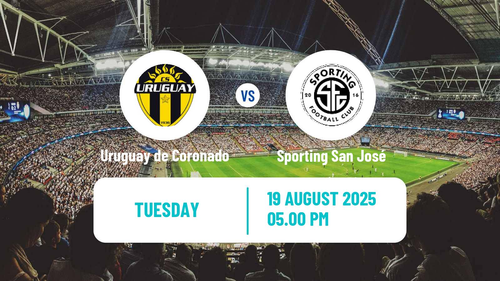 Soccer Costa Rican Copa Uruguay de Coronado - Sporting San José
