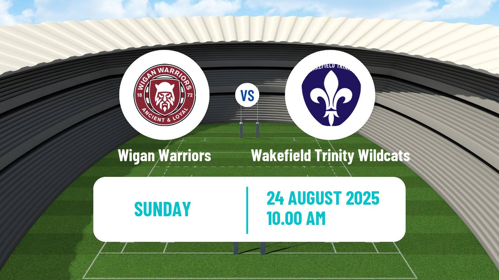 Rugby league Super League Rugby Wigan Warriors - Wakefield Trinity Wildcats