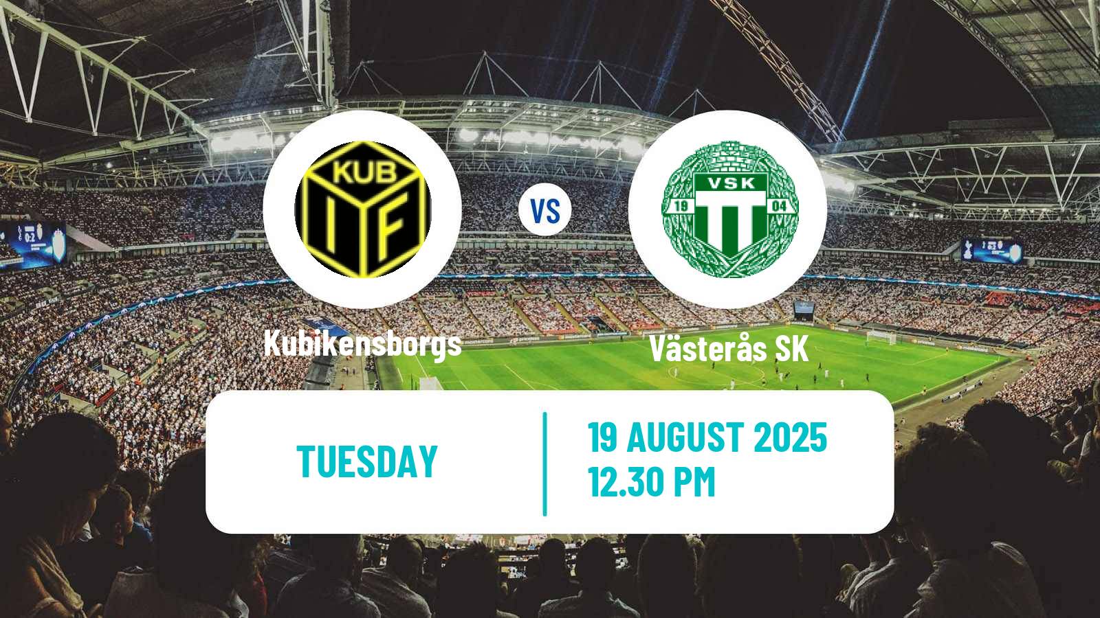 Soccer Svenska Cupen Kubikensborgs - Västerås SK