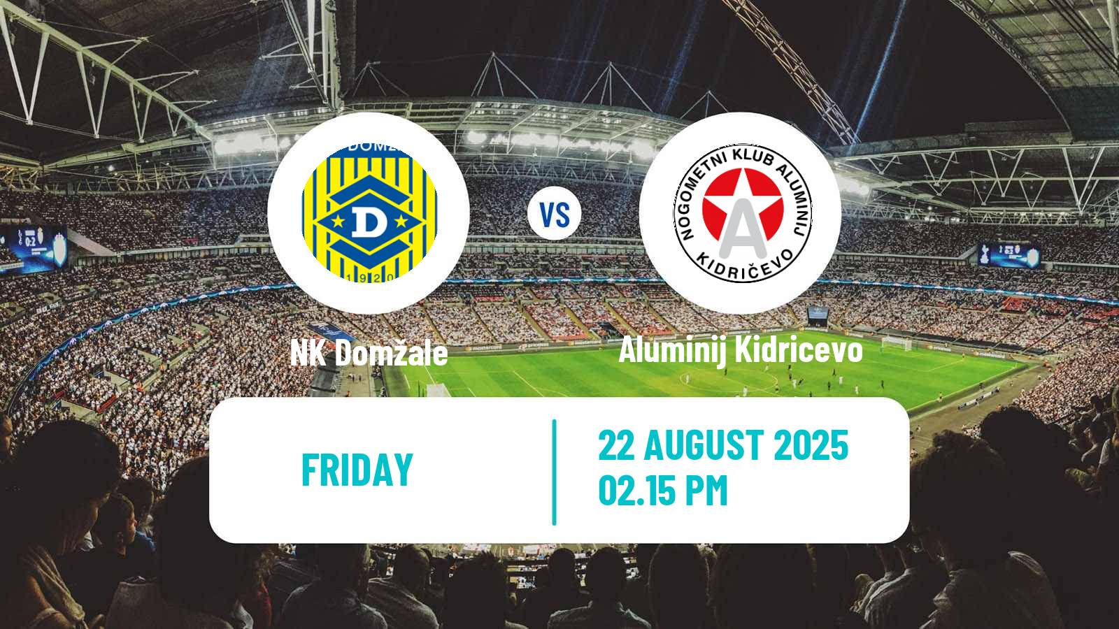 Soccer Slovenian PrvaLiga Domžale - Aluminij Kidricevo