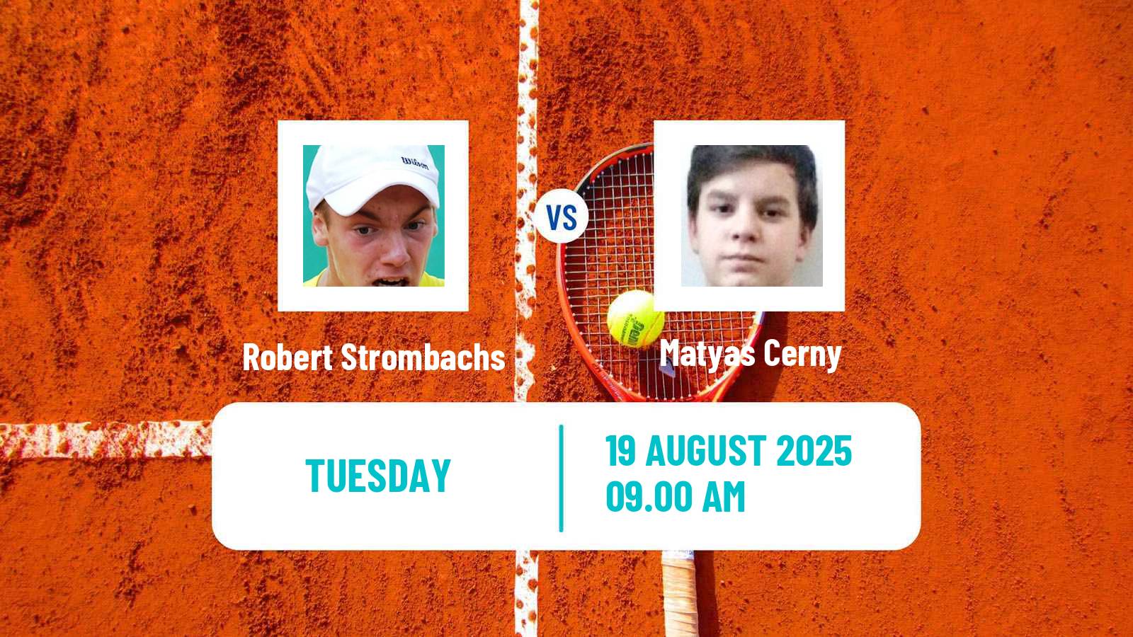 Tennis Augsburg Challenger Men Robert Strombachs - Matyas Cerny