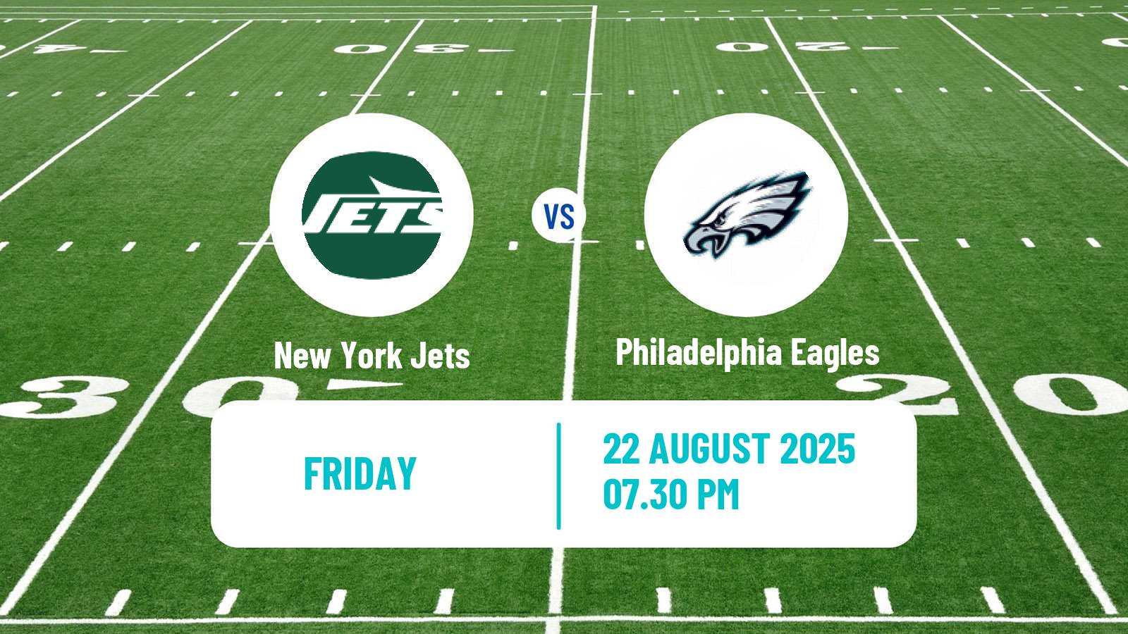 American football NFL New York Jets - Philadelphia Eagles