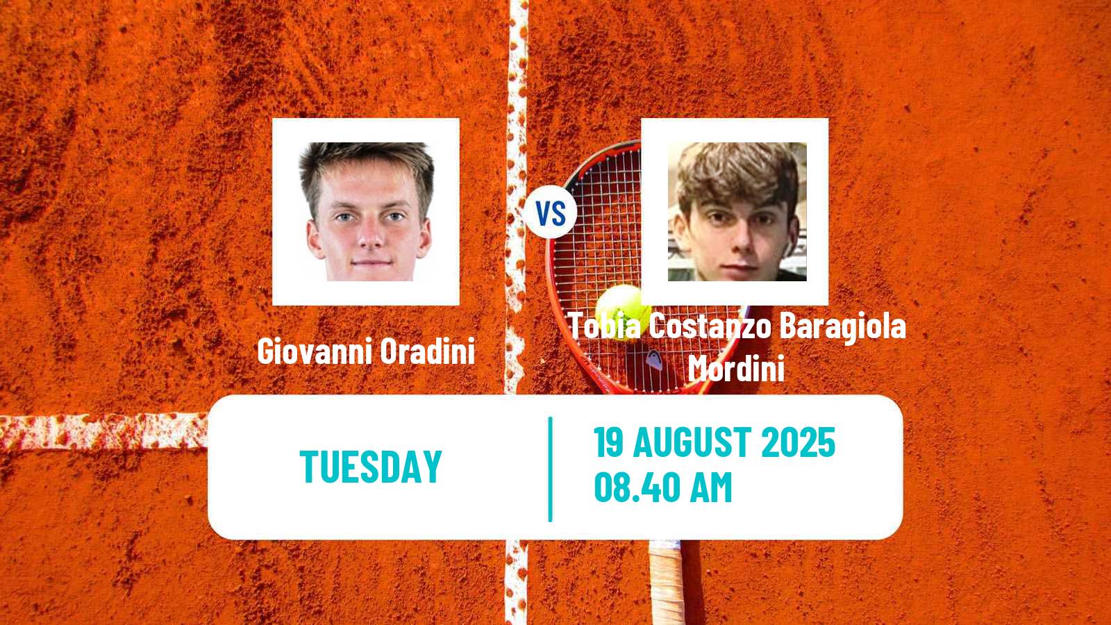 Tennis ITF M25 Lesa Men Giovanni Oradini - Tobia Costanzo Baragiola Mordini