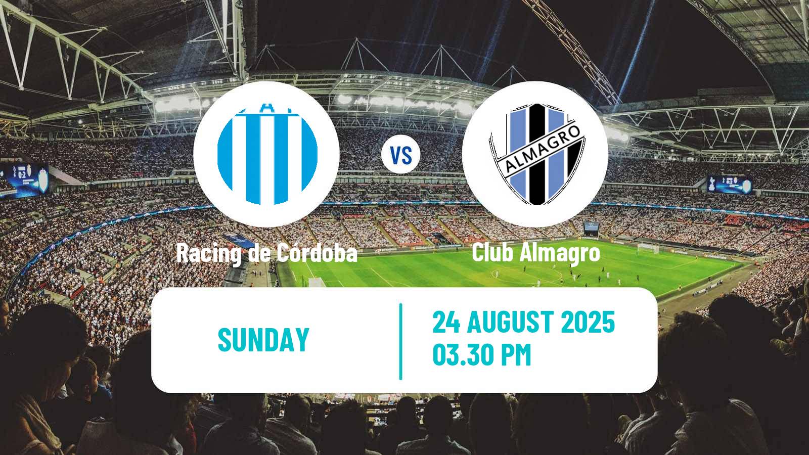 Soccer Argentinian Primera Nacional Racing de Córdoba - Club Almagro