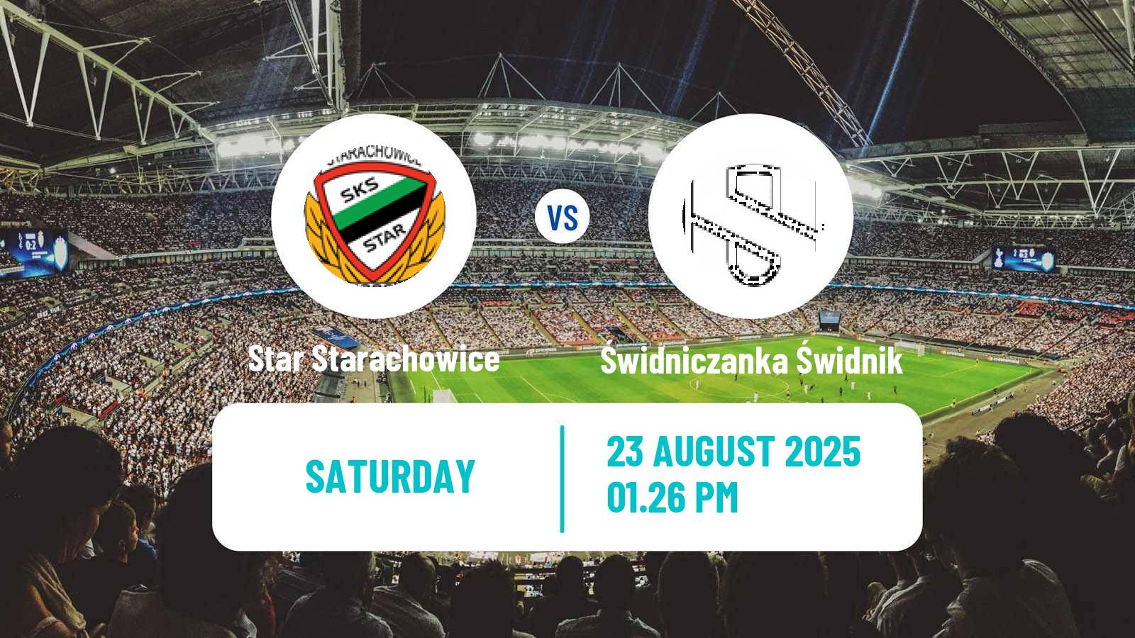 Soccer Polish Division 3 - Group IV Star Starachowice - Świdniczanka Świdnik