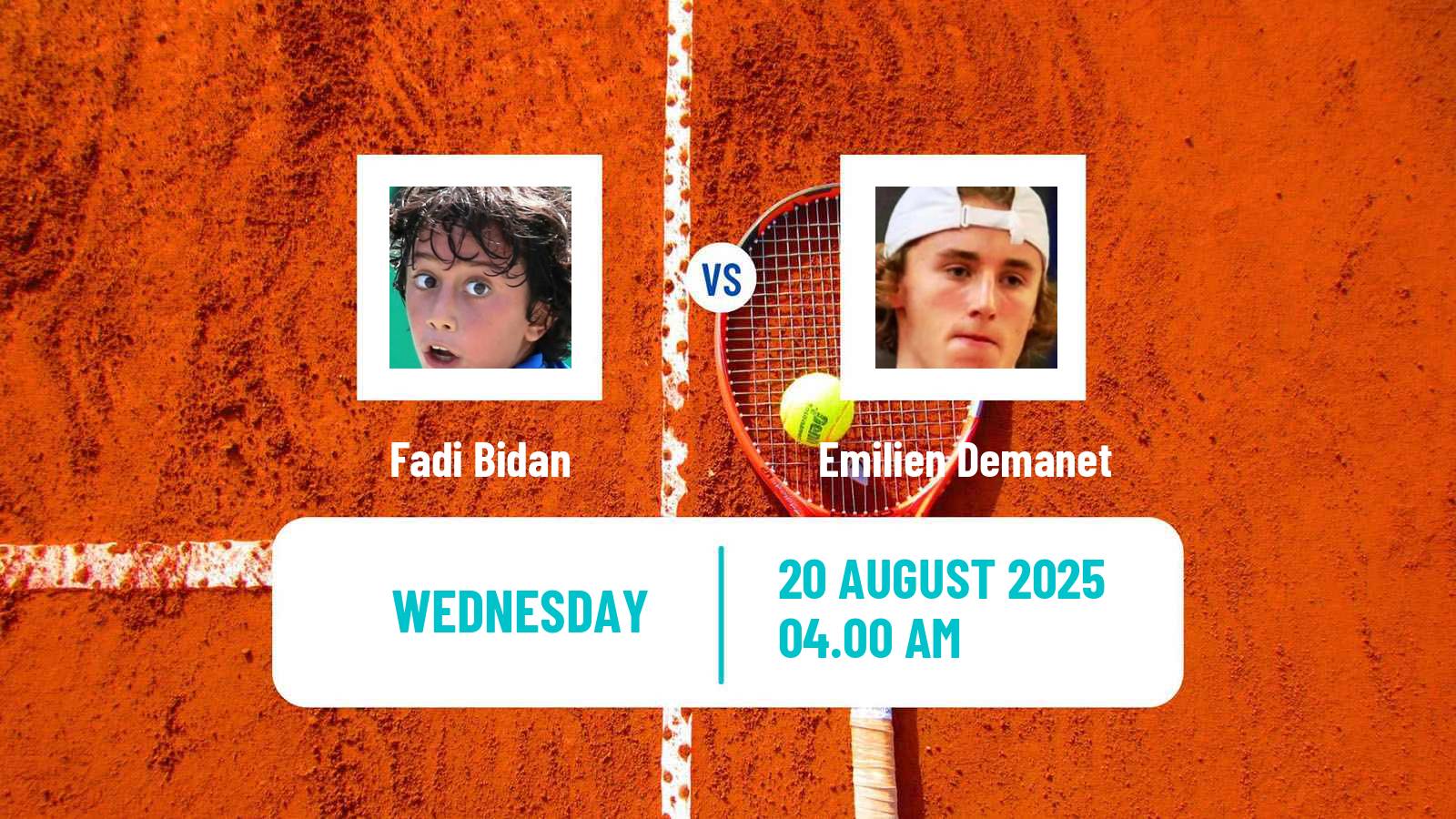 Tennis ITF M15 Huy Men Fadi Bidan - Emilien Demanet