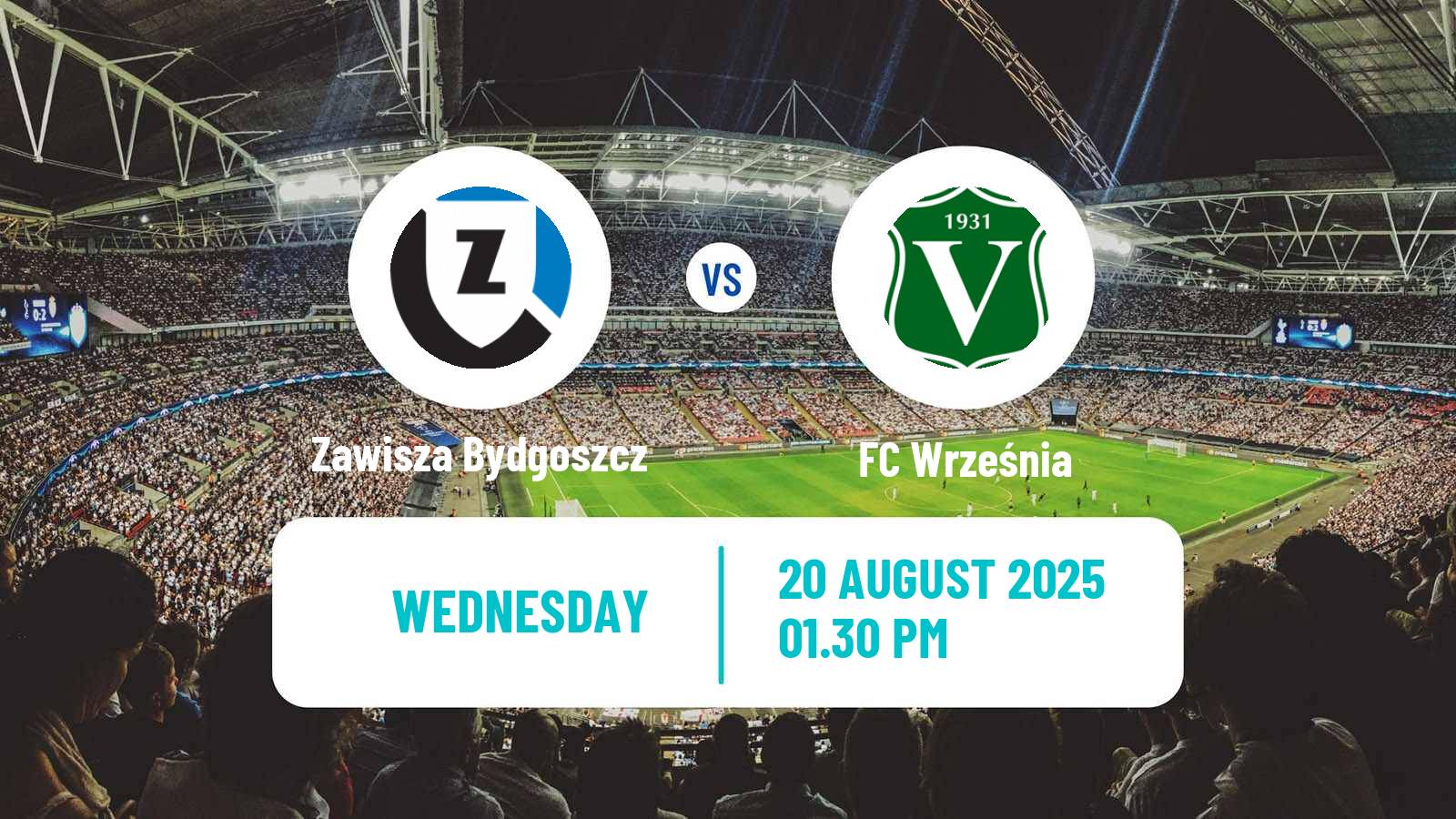 Soccer Polish Division 3 - Group II Zawisza Bydgoszcz - Września