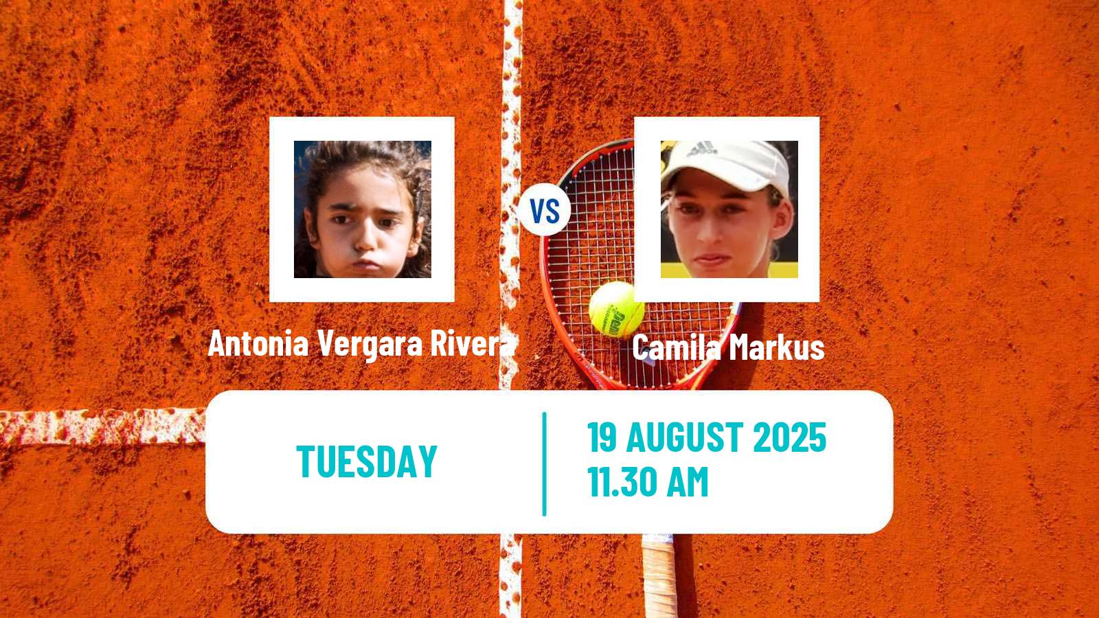Tennis ITF W15 Santiago 2 Women Antonia Vergara Rivera - Camila Markus