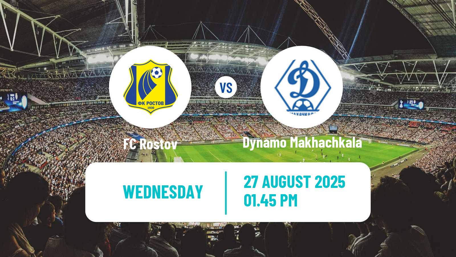 Soccer Russian Cup Rostov - Dynamo Makhachkala