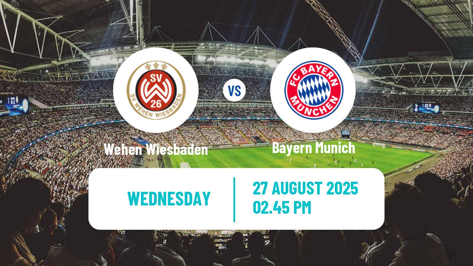Soccer German DFB Pokal Wehen Wiesbaden - Bayern Munich