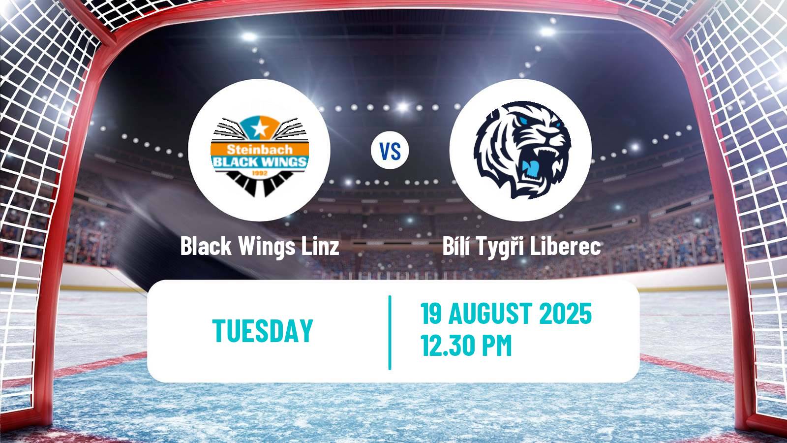 Hockey Club Friendly Ice Hockey Black Wings Linz - Bílí Tygři Liberec
