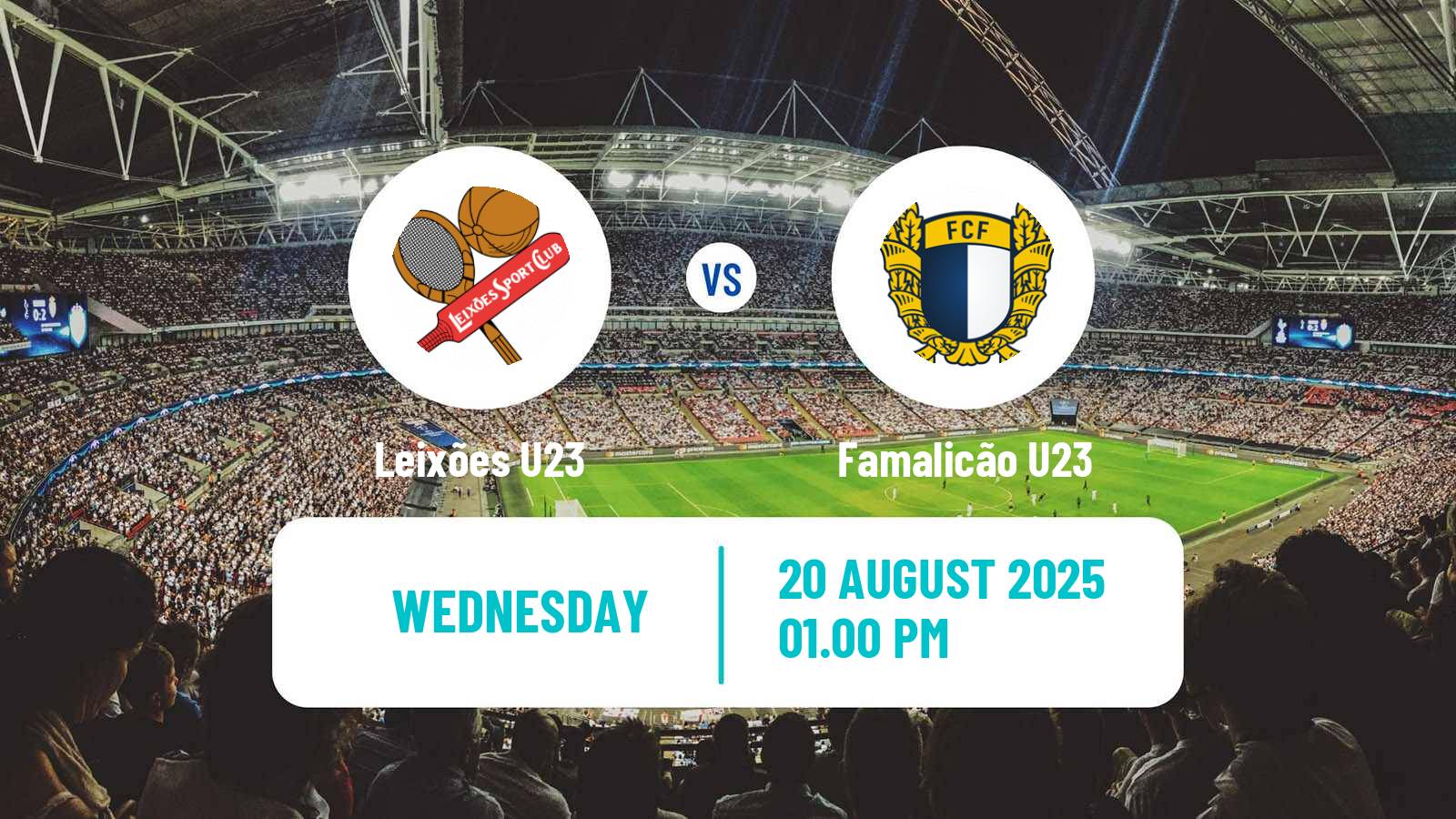 Soccer Portuguese Liga Revelacao U23 Leixões U23 - Famalicão U23