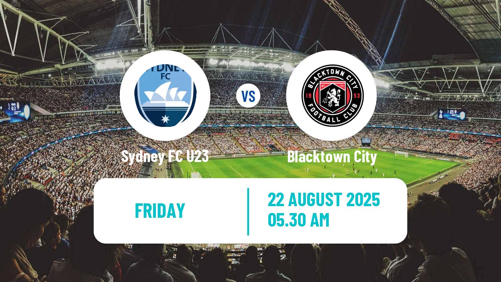 Soccer Australian NPL NSW Sydney FC U23 - Blacktown City
