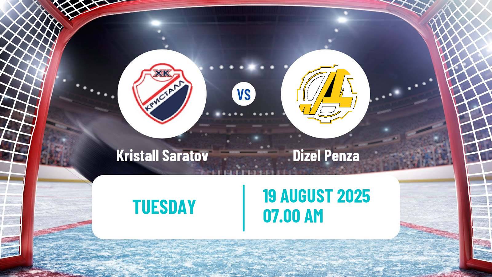 Hockey Club Friendly Ice Hockey Kristall Saratov - Dizel Penza