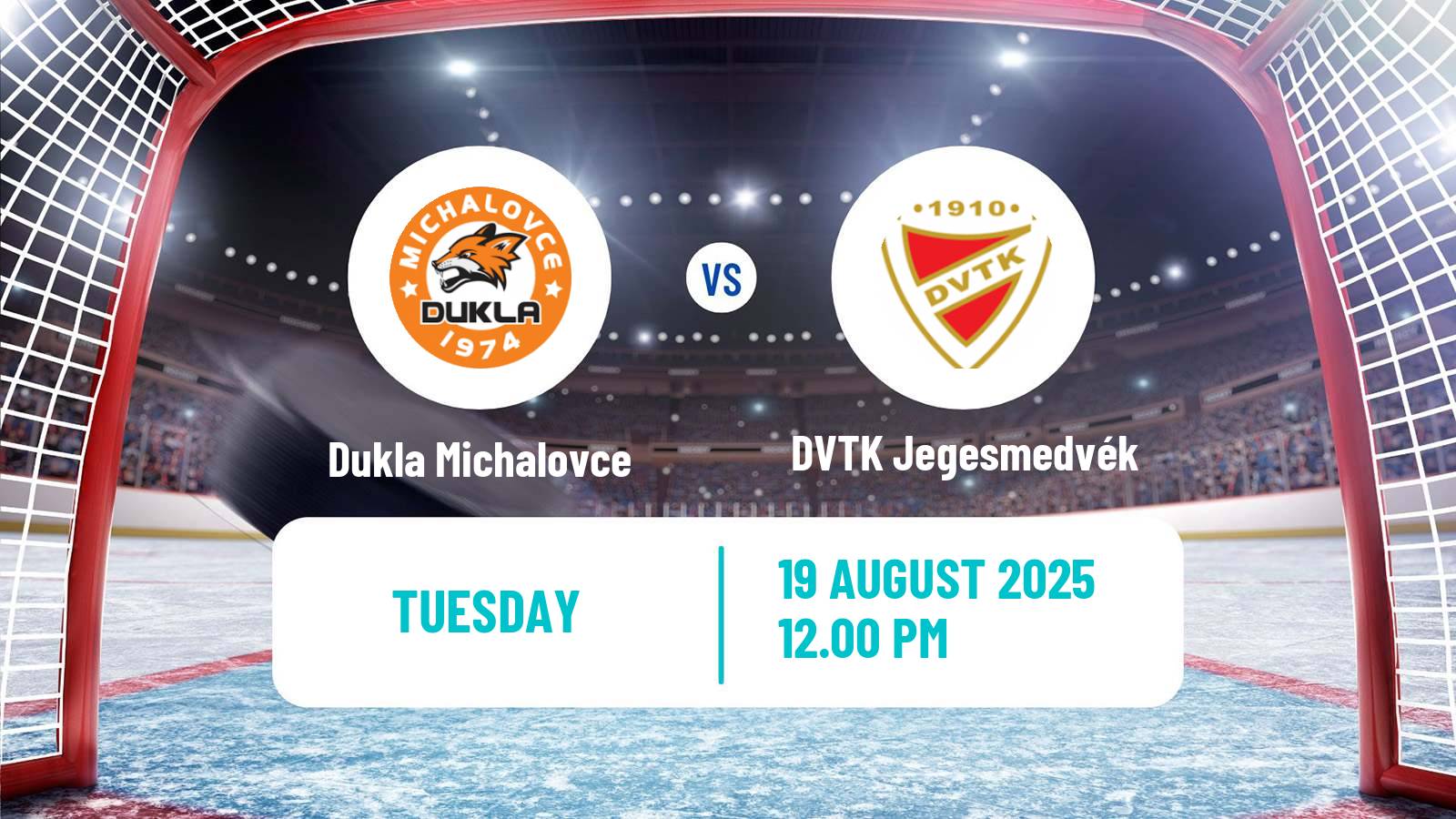 Hockey Club Friendly Ice Hockey Dukla Michalovce - DVTK Jegesmedvék