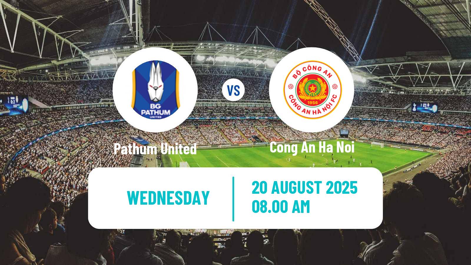 Soccer ASEAN Club Championship Pathum United - Cong An Ha Noi