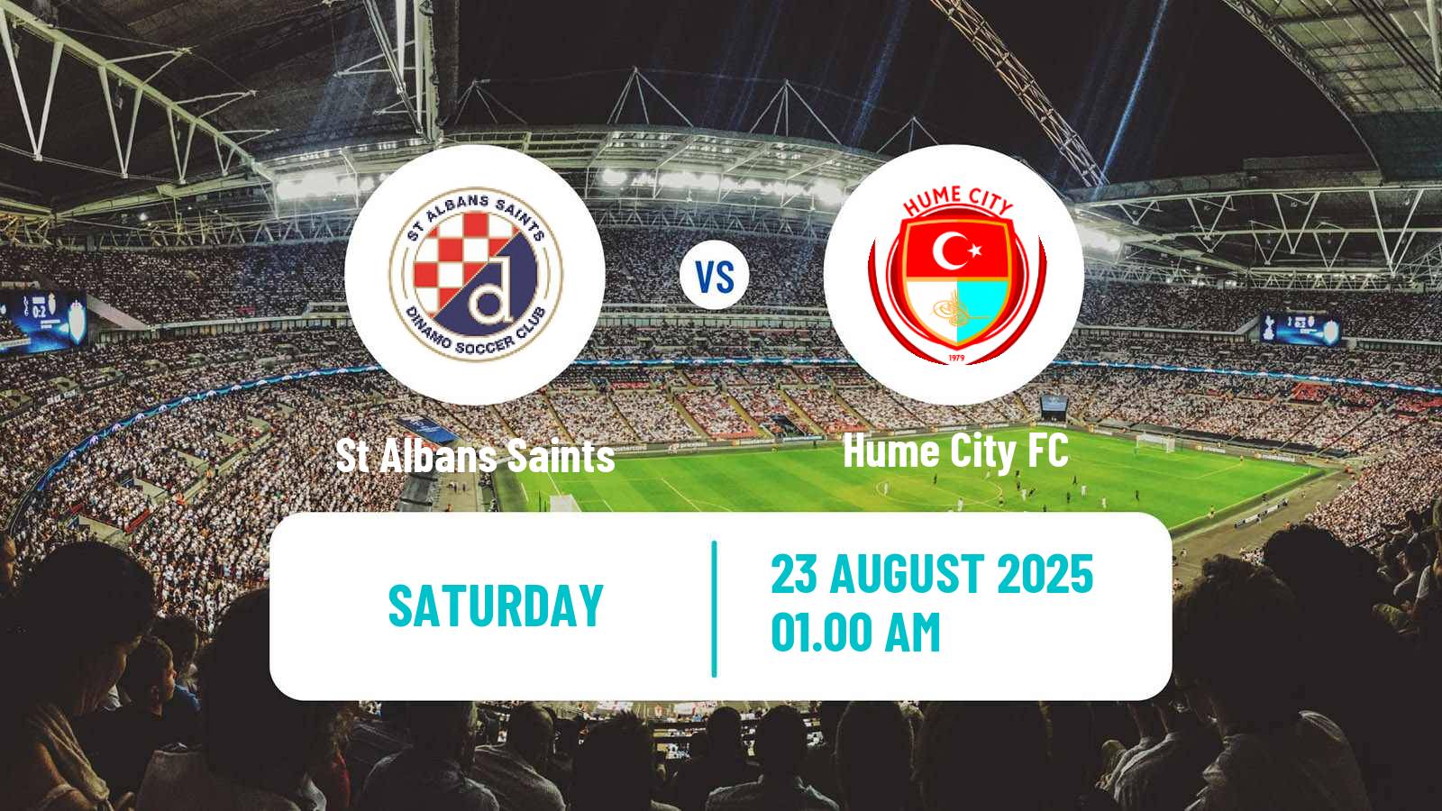 Soccer Australian NPL Victoria St Albans Saints - Hume City