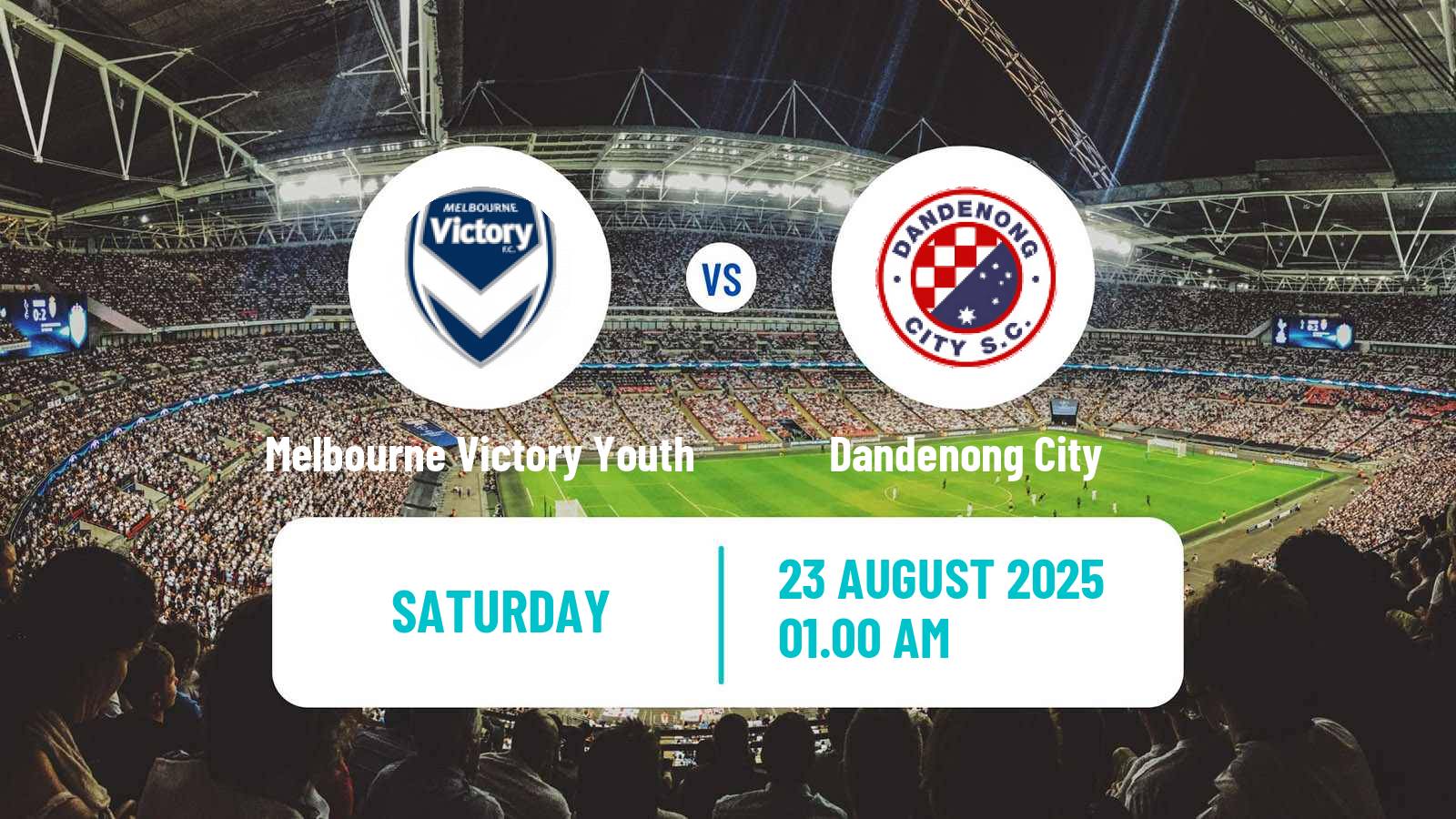 Soccer Australian NPL Victoria Melbourne Victory Youth - Dandenong City