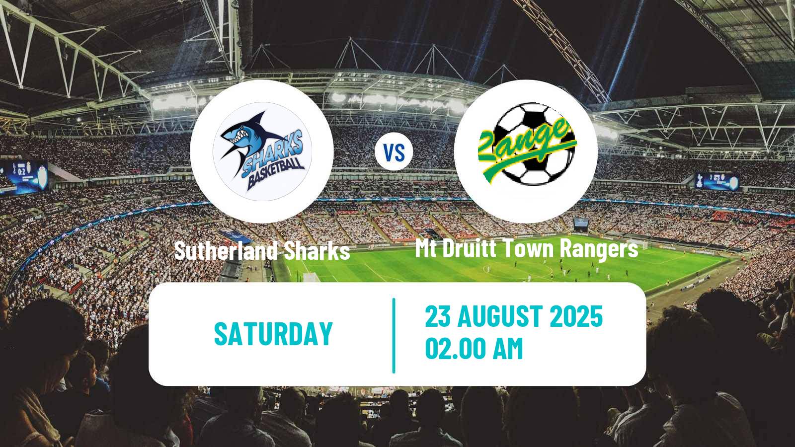 Soccer Australian NPL NSW Sutherland Sharks - Mt Druitt Town Rangers