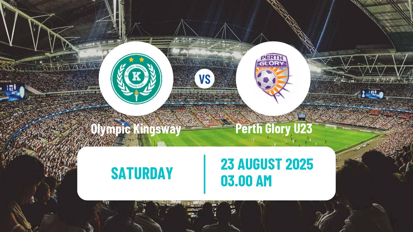 Soccer Australian NPL Western Australia Olympic Kingsway - Perth Glory U23