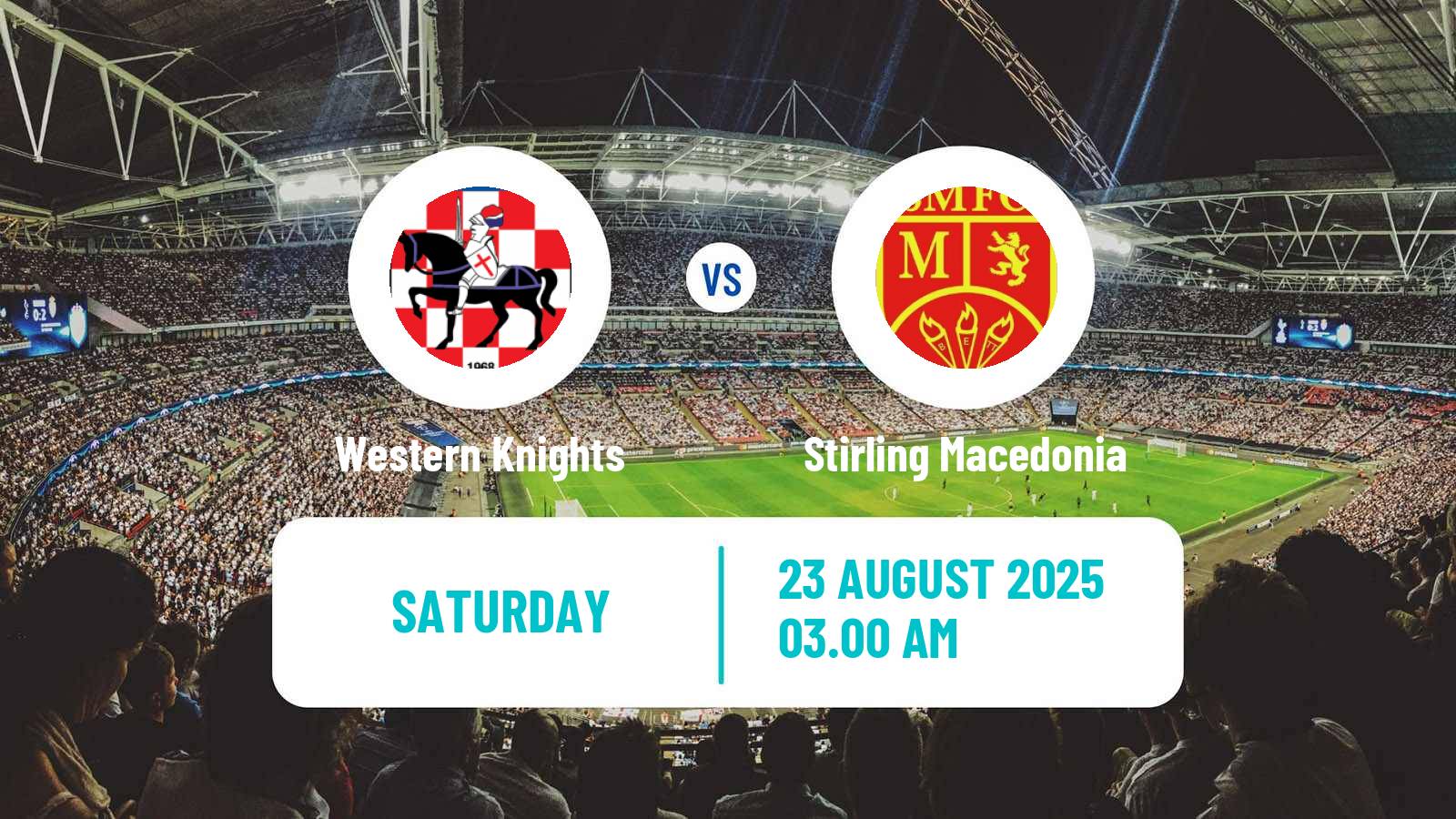 Soccer Australian NPL Western Australia Western Knights - Stirling Macedonia
