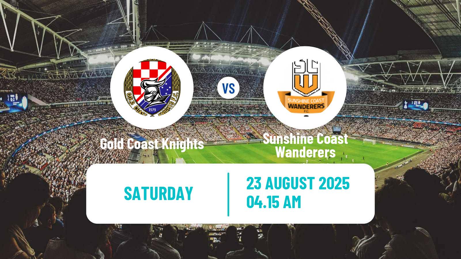 Soccer Australian NPL Queensland Gold Coast Knights - Sunshine Coast Wanderers
