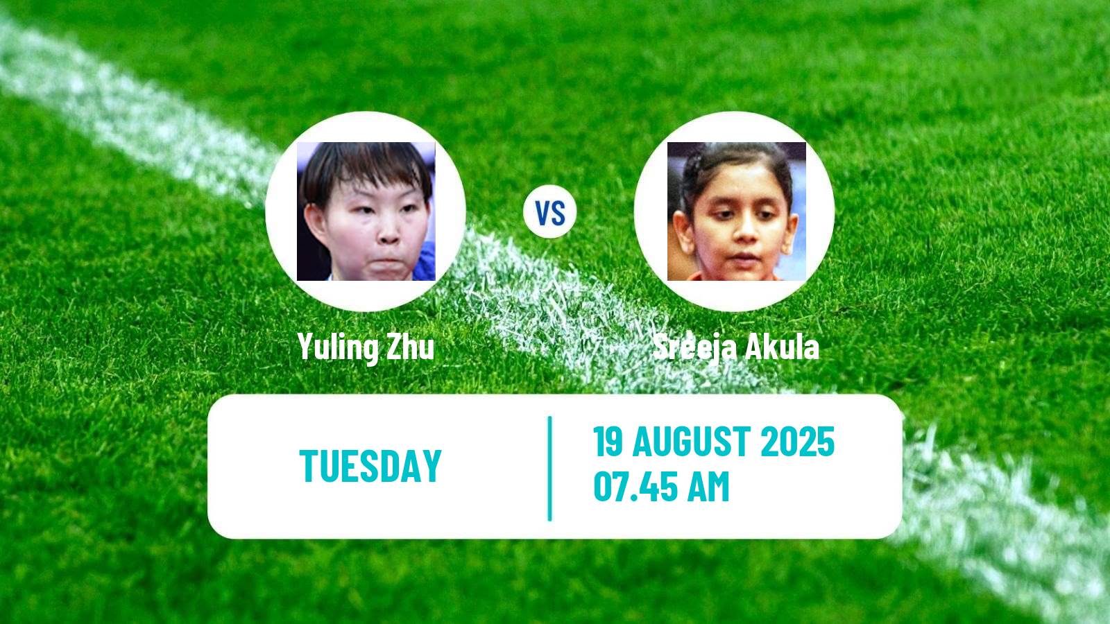 Table tennis Europe Smash Sweden Women Yuling Zhu - Sreeja Akula