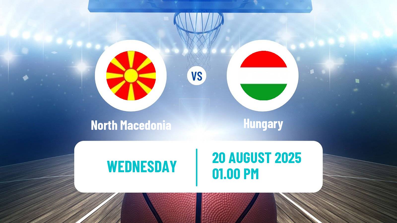 Basketball World Championship Basketball North Macedonia - Hungary