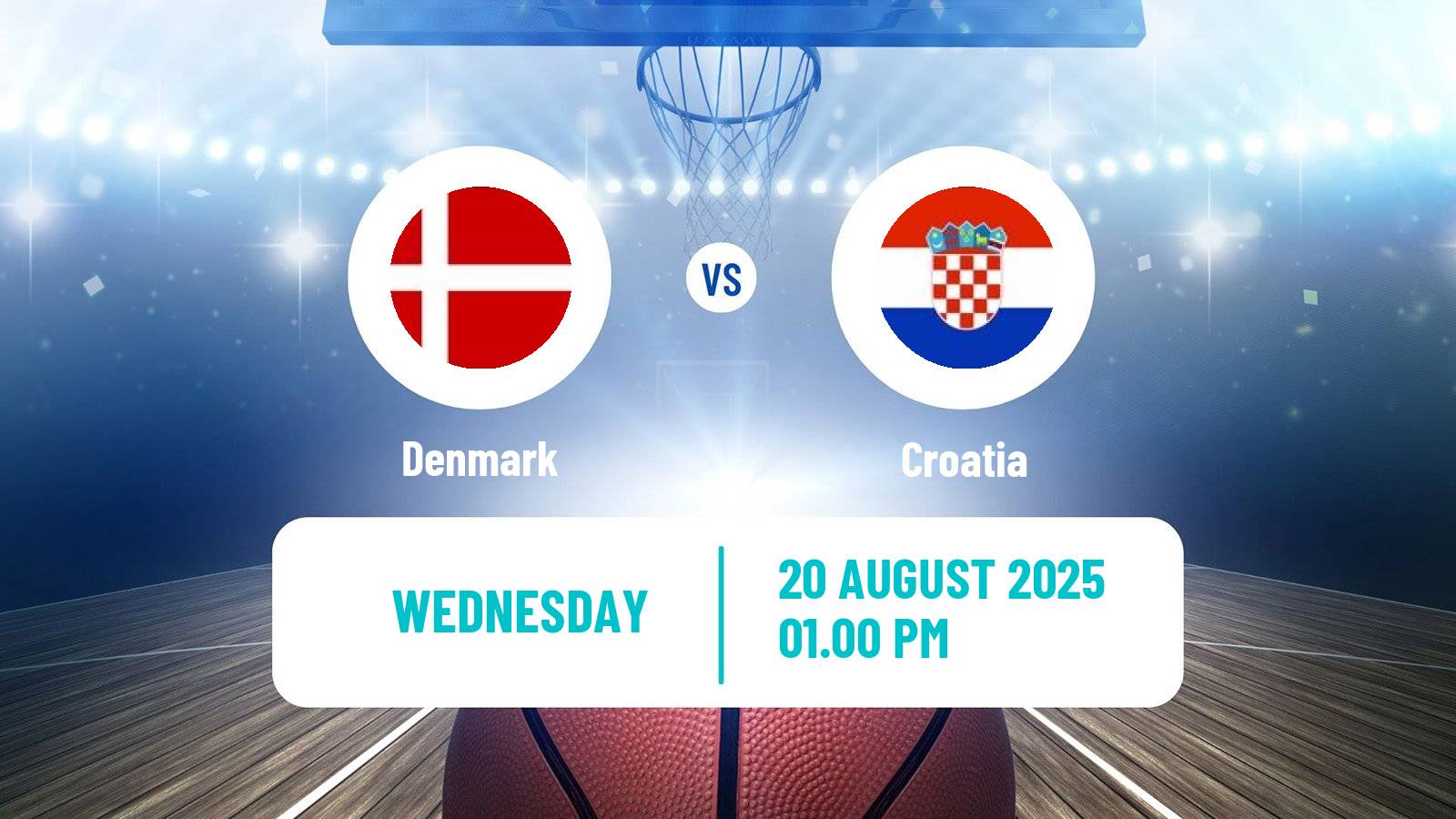 Basketball World Championship Basketball Denmark - Croatia